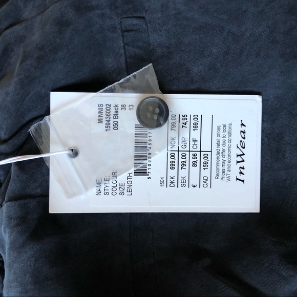 In Wear - charcoal grey cullotes - Picture 6 of 6